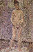 A standing position of the Obverse Georges Seurat